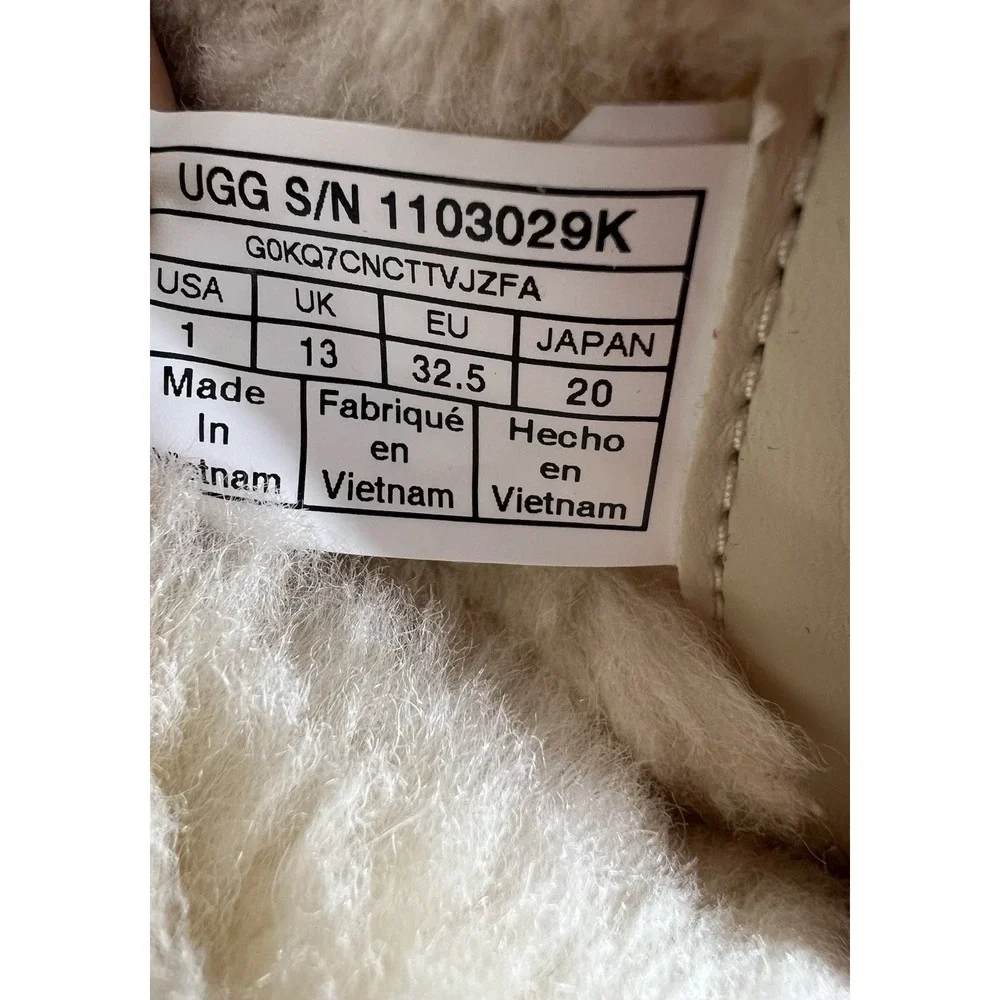 UGG Lil‎ Sunshine II Back Zipper Suede Kids Boots Pink Size 1